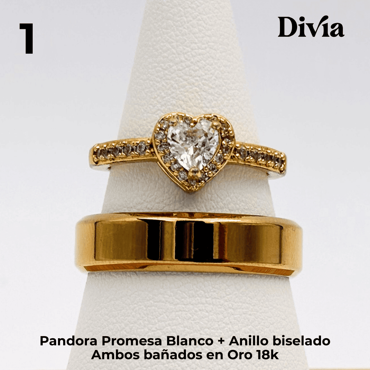 Box Anillos de Promesa Pandora