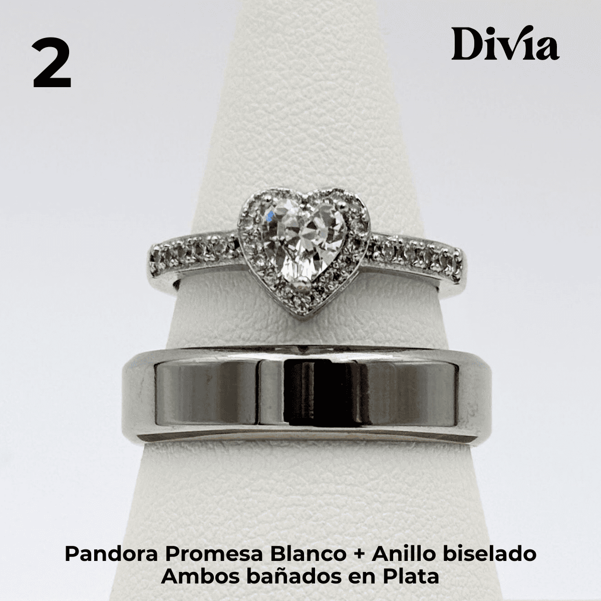 Box Anillos de Promesa Pandora