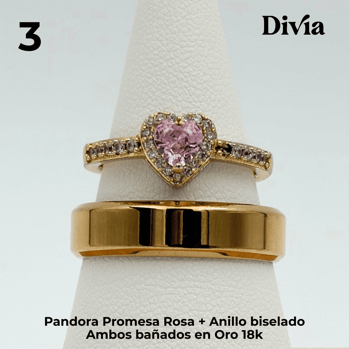 Box Anillos de Promesa Pandora
