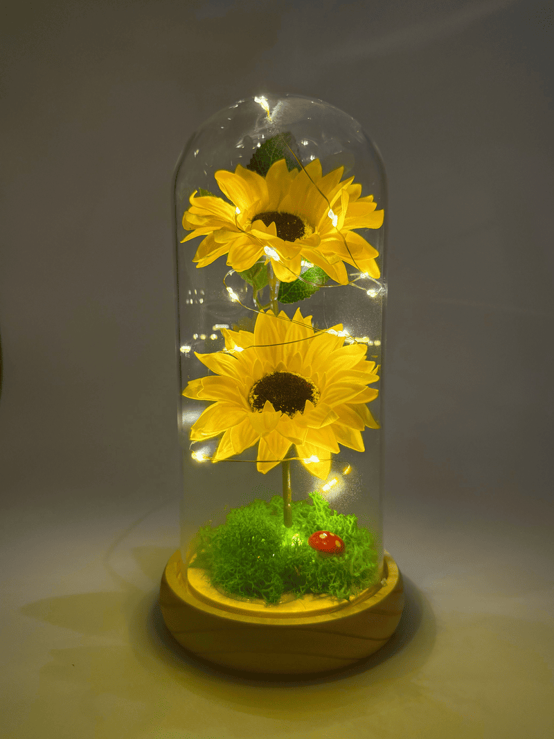 Lámpara Premium Girasoles Eternos