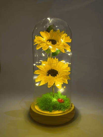 Lámpara Premium Girasoles Eternos