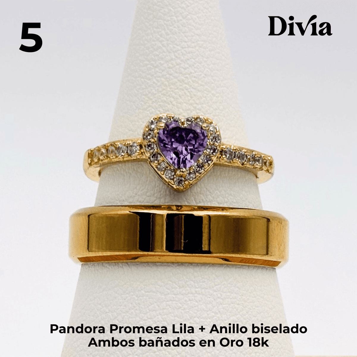 Box Anillos de Promesa Pandora
