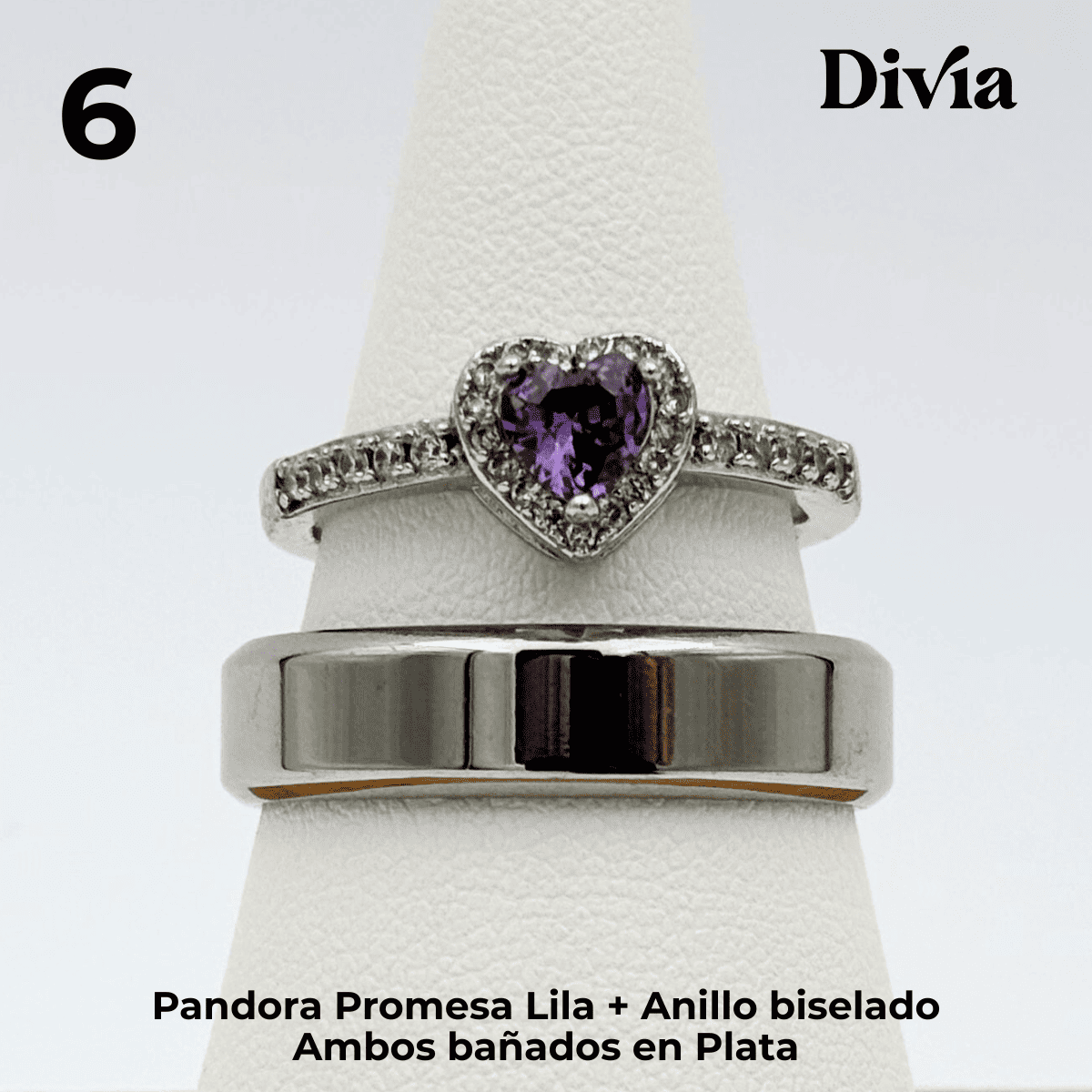 Box Anillos de Promesa Pandora