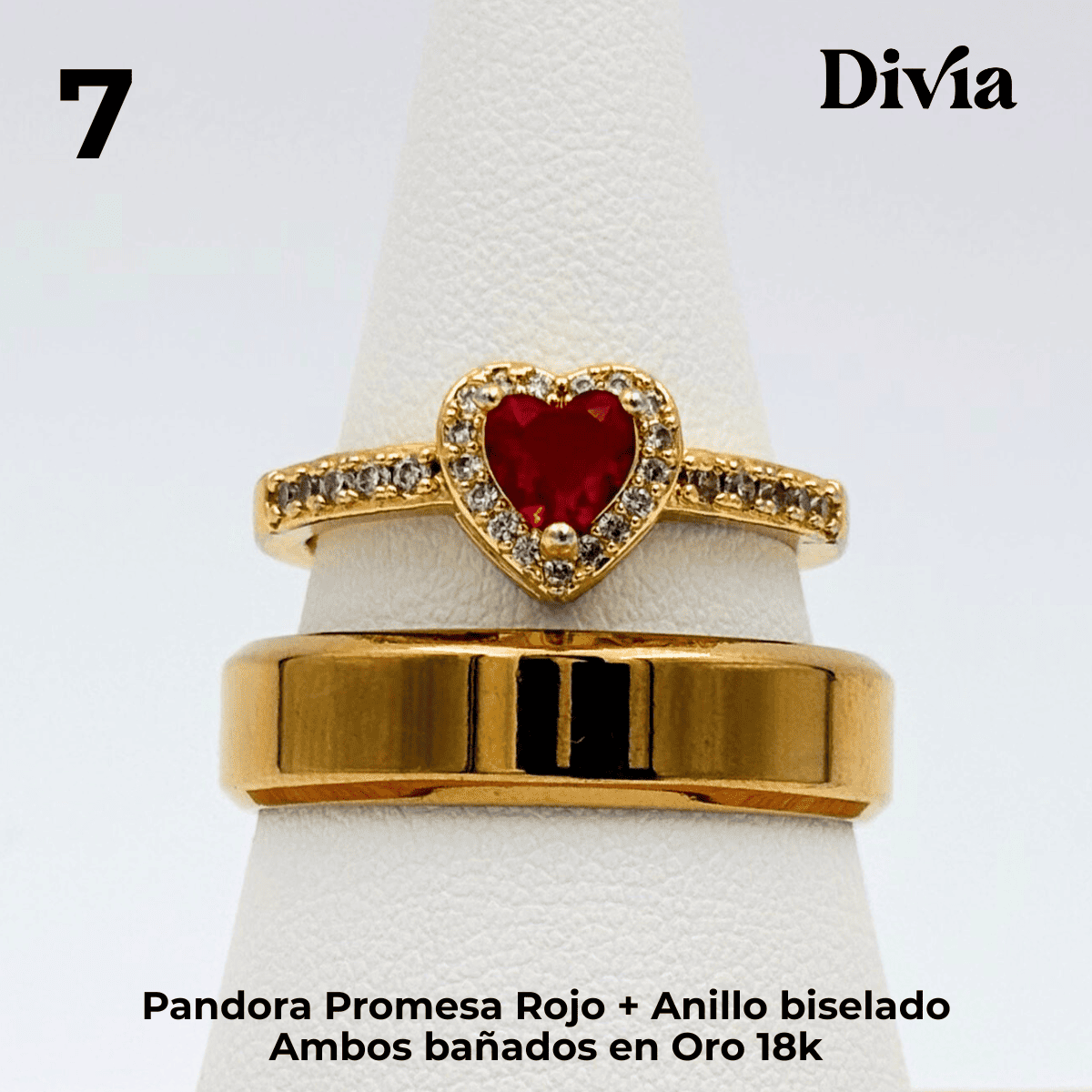 Box Anillos de Promesa Pandora