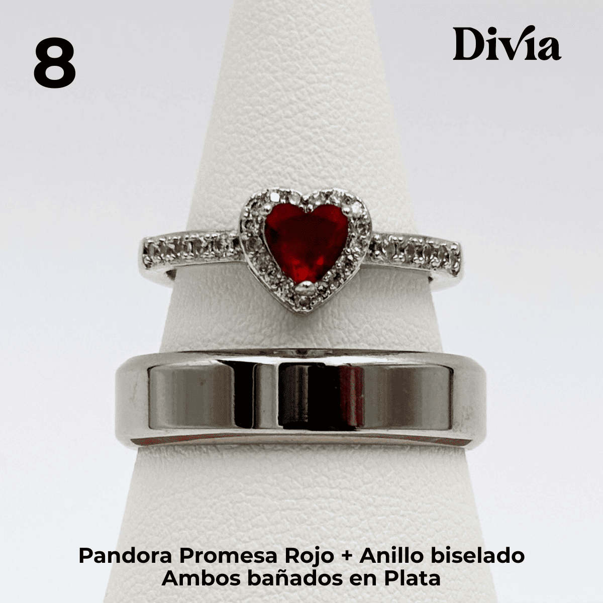Box Anillos de Promesa Pandora