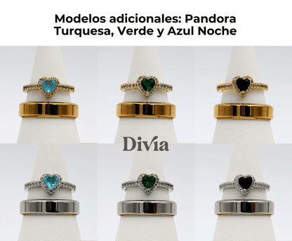 Box Anillos de Promesa Pandora