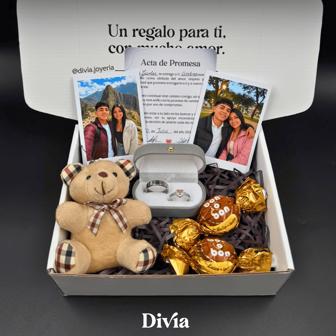 Box Premium Anillos de Promesa